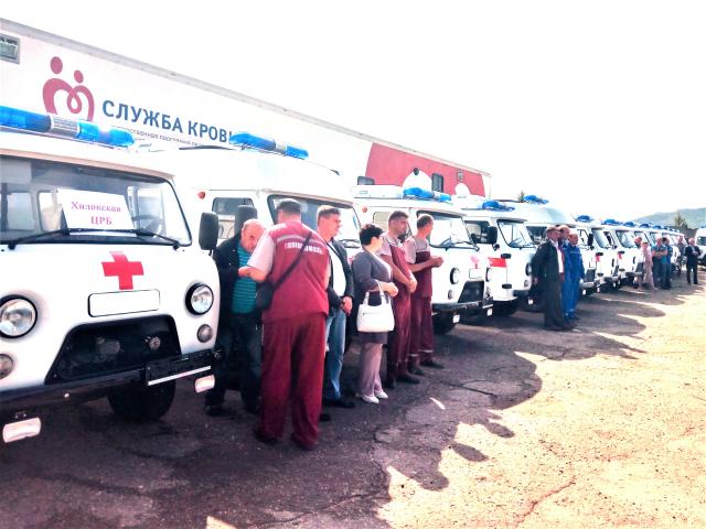 Вторая в этом году партия машин скорой медицинской помощи поступила в Забайкалье
