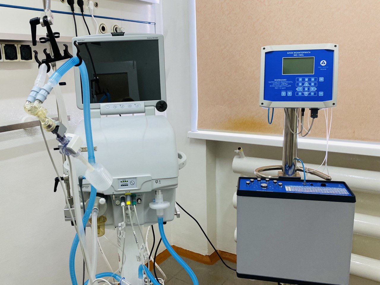Аппарат для подачи оксида азота